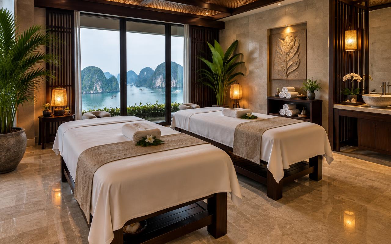 Không gian spa minh họa